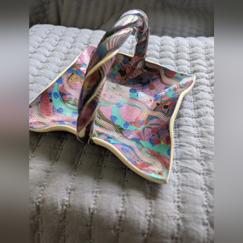 Lucinda Vibrant Multicolor Candy Dish
